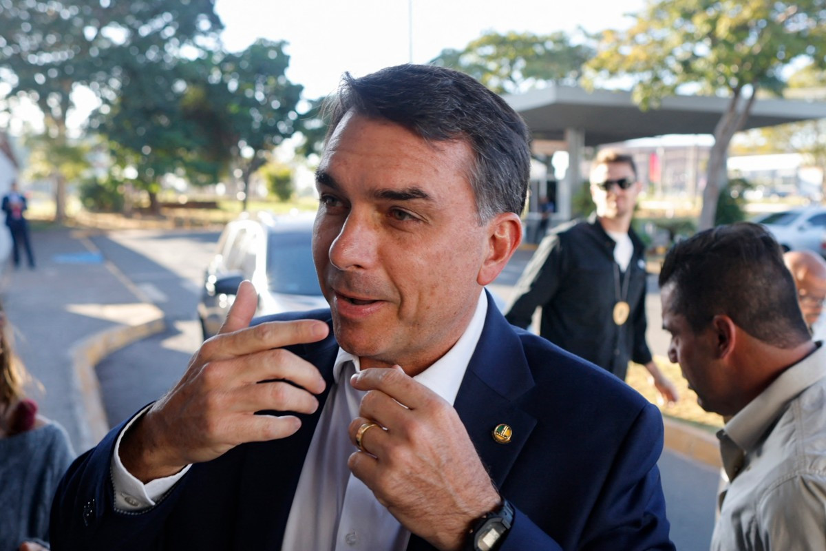 Flávio Bolsonaro /SERGIO LIMA / AFP
