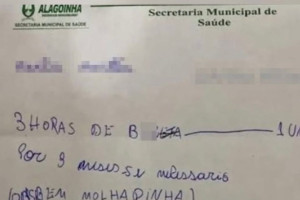 Estagi&aacute;rias s&atilde;o desligadas ap&oacute;s receitarem pr&aacute;tica sexual a paciente em Alagoinha, no Agreste