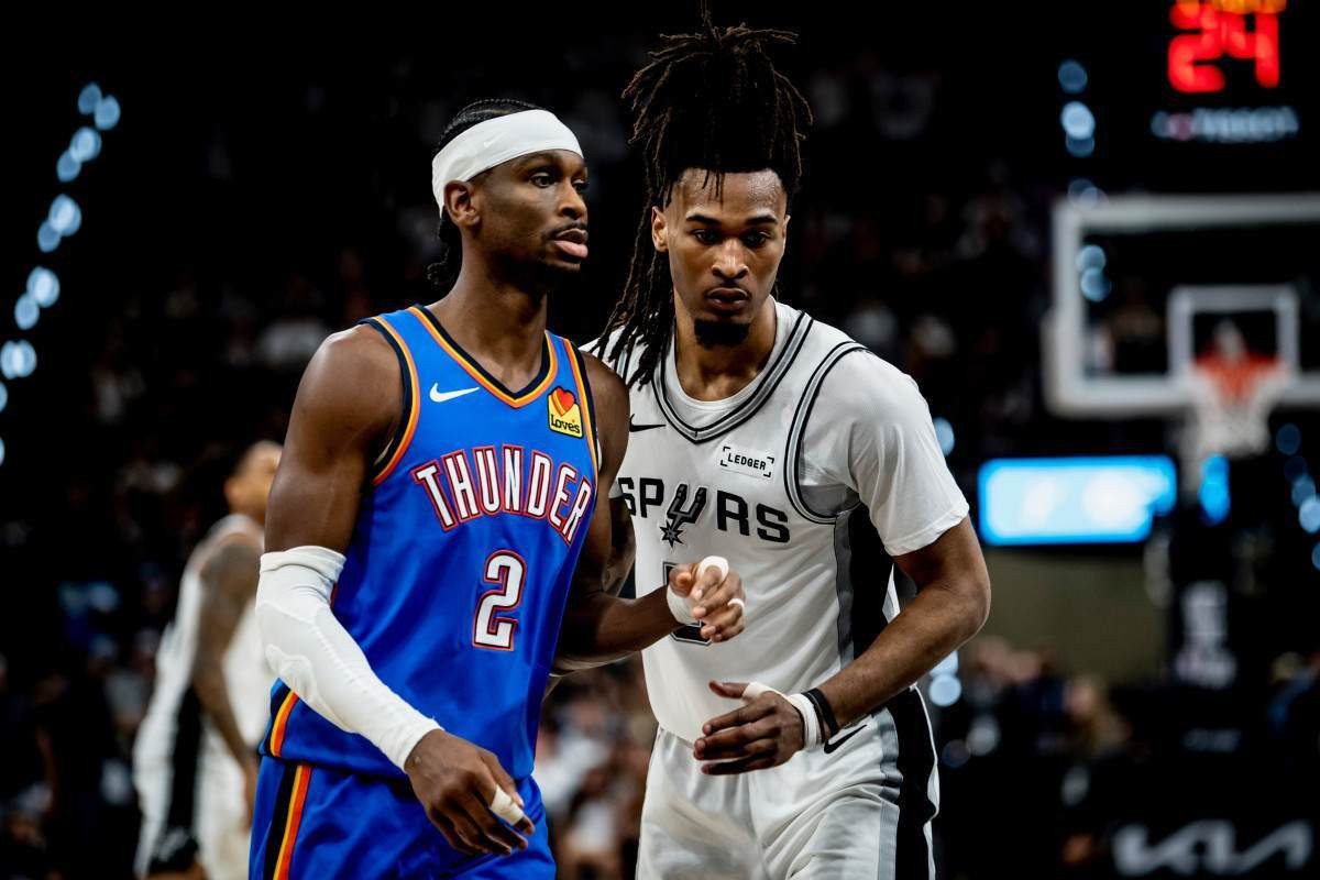 San Antonio Spurs e Oklahoma City Thunder/Divulgação/Spurs