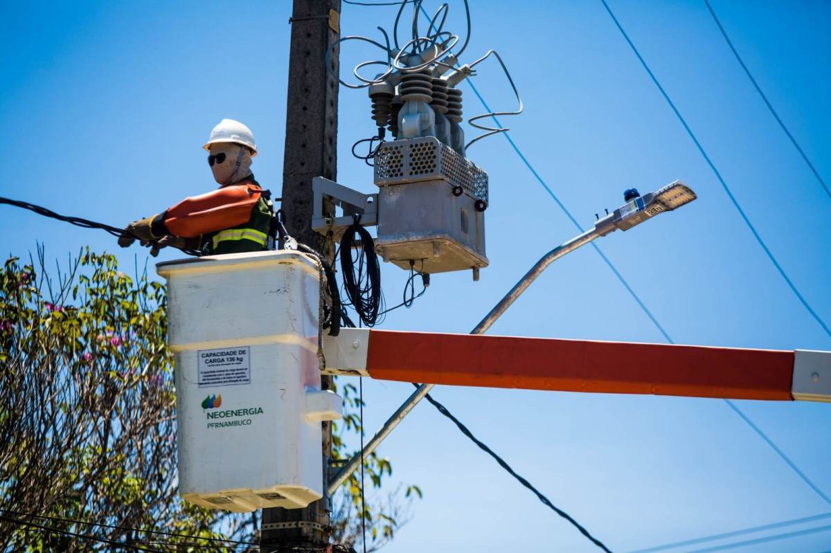 Primeira fase da intervenção está prevista para concluída no dia 10 de junho/Foto: Divulgação/Neoenergia Pernambucana