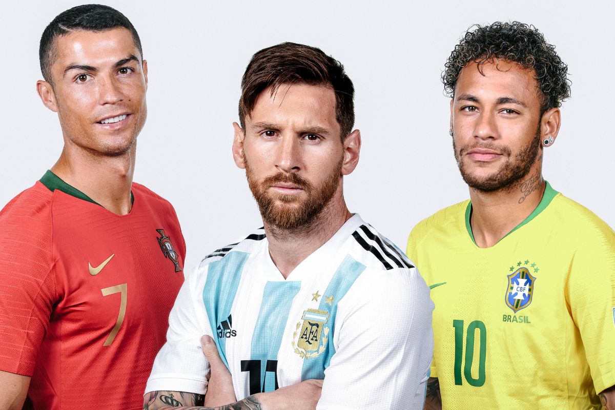 Cristiano Ronaldo, Messi e Neymar vão para sua última Copa do Mundo/Divulgação/FIFA