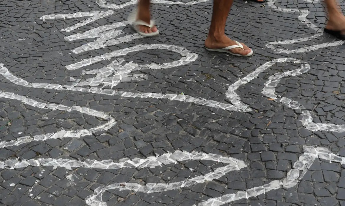 Brasil registrou oficialmente 42.590 homicídios em 2024, o menor patamar da série histórica recente/Foto: Arquivo/Fernando Frazão/Agência Brasil