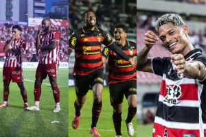 Jogadores de N&aacute;utico, Sport e Santa Cruz