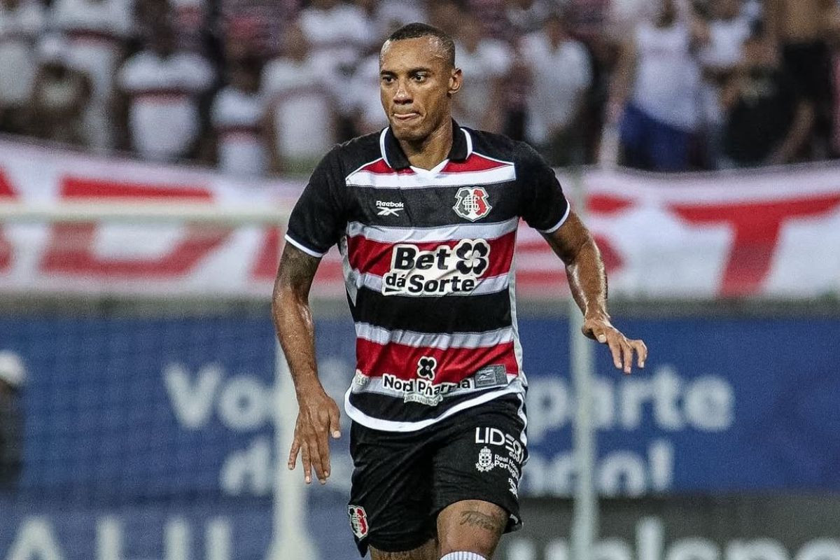 Jeferson, zagueiro do Santa Cruz/Reprodução