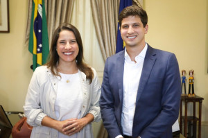 Raquel Lyra (PSD) e Jo&atilde;o Campos (PSB)