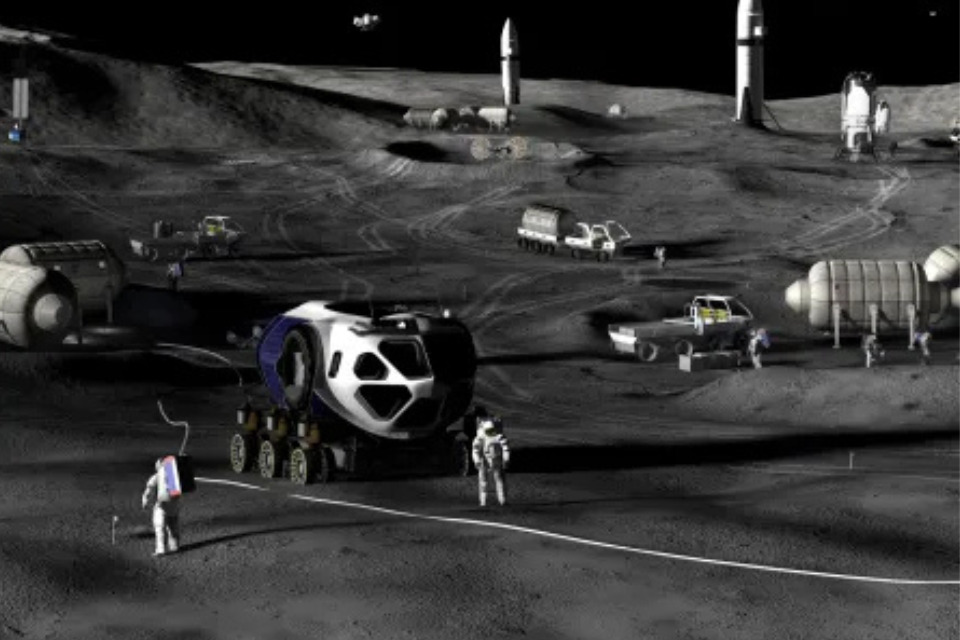 Planos da Nasa para construção de base permanente na Lua/Divulgação/NASA