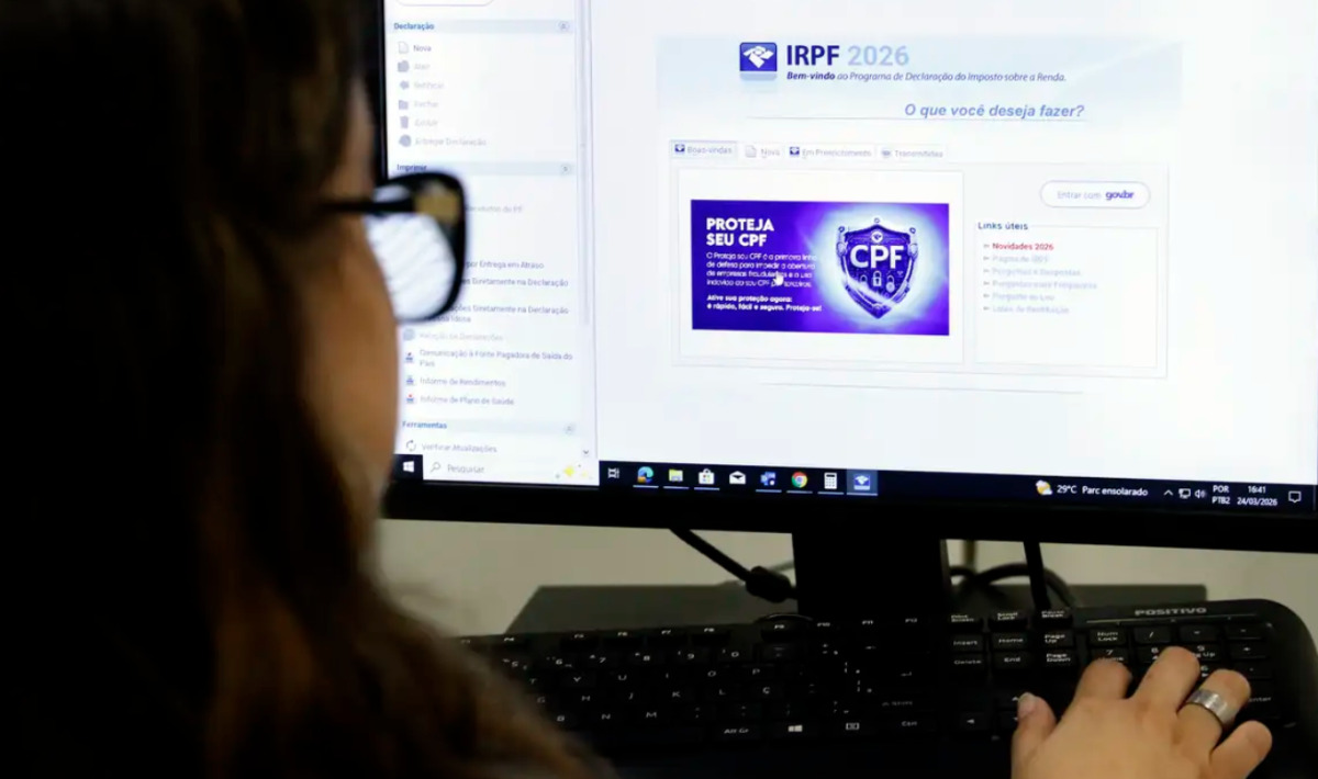 Prazo para entregar a declaração começou em 23 de março e termina às 23h59 desta sexta-feira (29)/Foto: Bruno Peres/Agência Brasil