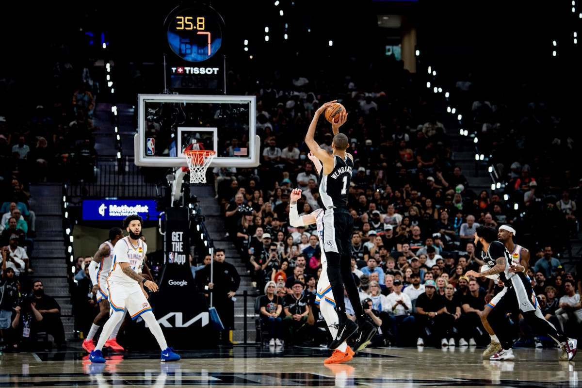 Victor Wembanyama, jogador do San Antonio Spurs/Divulgação/Spurs