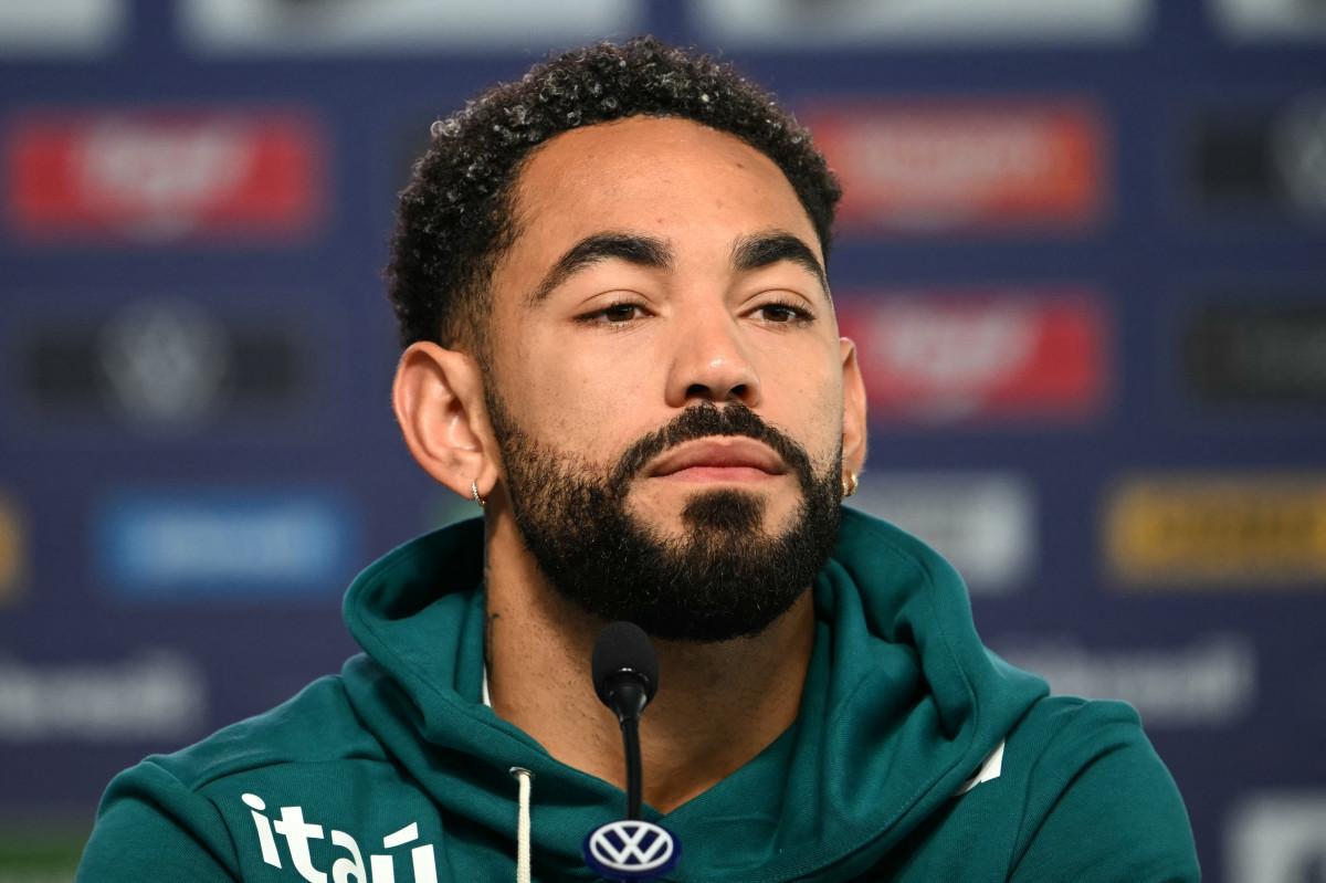 Matheus Cunha, atacante da Seleção Brasileira /Mauro PIMENTEL / AFP