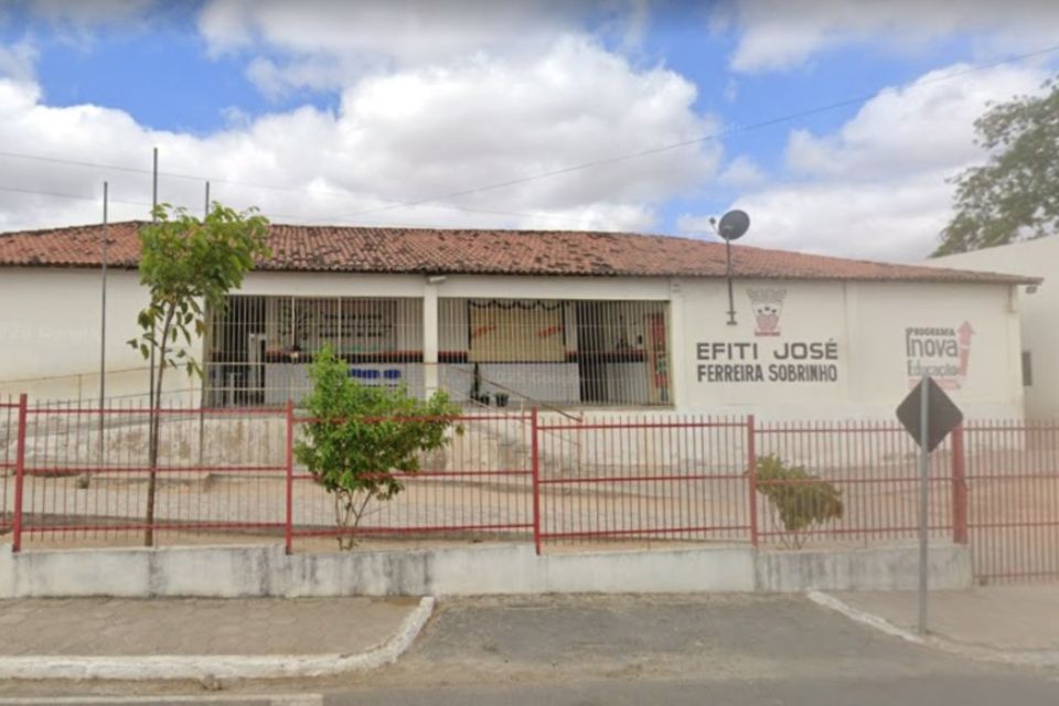 Escola Municipal José Ferreira Sobrinho, no distrito de São Pedro/Foto: Reprodução/Google Street view