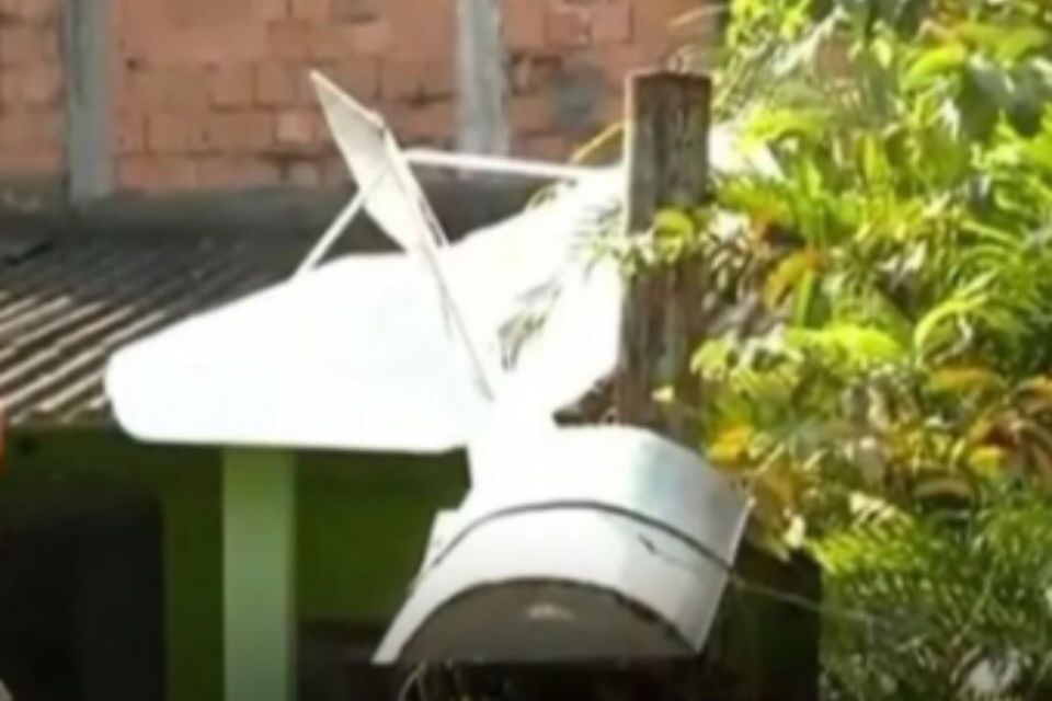 Aeronave caiu na manhã deste sábado (30)/Foto: Reprodução/Redes Sociais