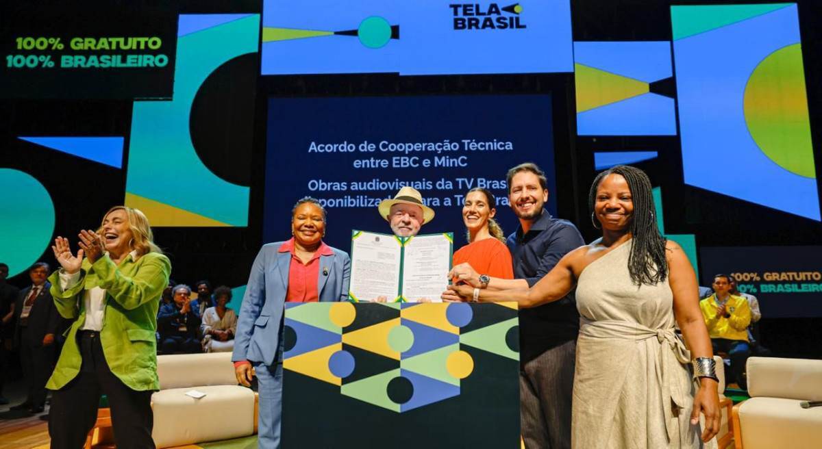 EBC e MinC assinam acordo para integrar acervo ao Tela Brasil
/Ricardo Stuckert