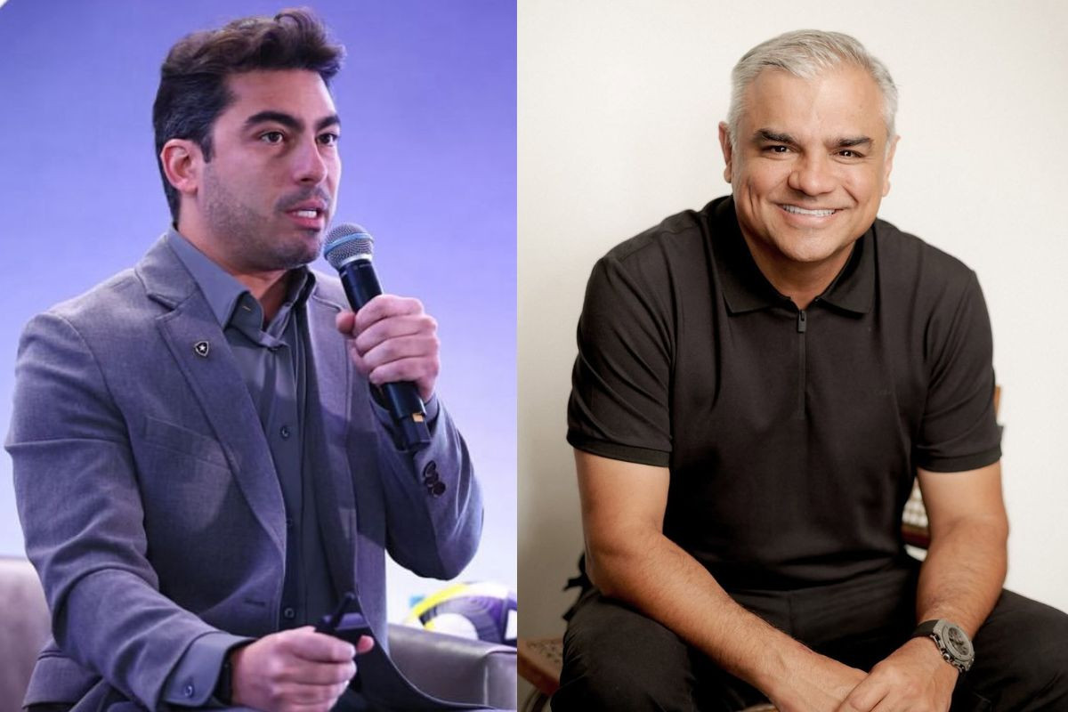 Thairo Arruda e Vinicius Diniz, investidores da SAF do Santa Cruz/Reprodução