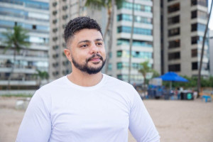 Mayk Andrade fez os primeiros socorros na v&iacute;tima de ataque de tubar&atilde;o