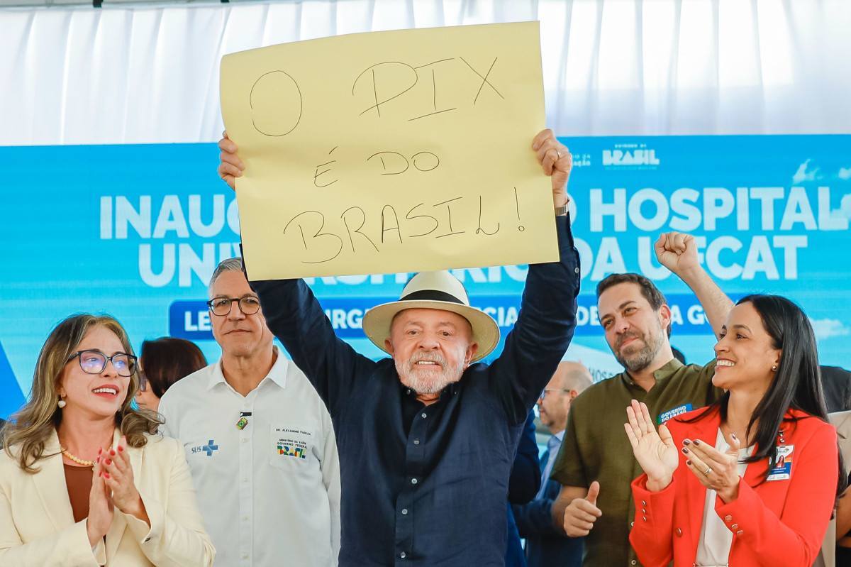 Lula abriu discurso no evento no interior de Minas com críticas à família Bolsonaro e recado ao governo Trump por conta do novo tarifaço/ Ricardo Stuckert/PR