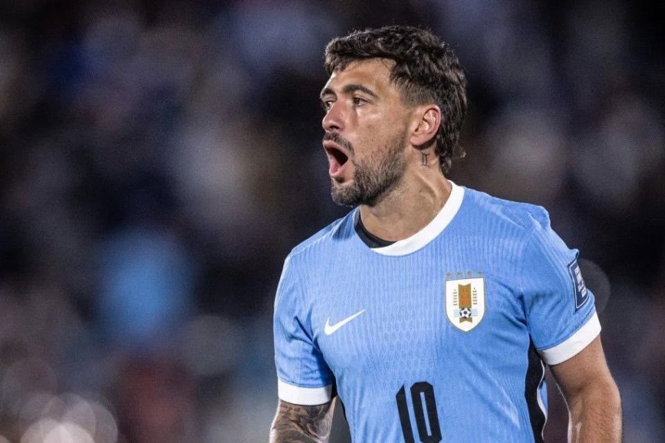 Giorgian De Arrascaeta, camisa 10 do Uruguai/Divulgação/Seleção Uruguaia