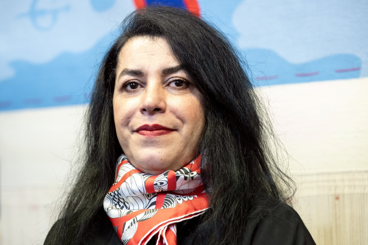 A artista franco-iraniana Marjane Satrapi, conhecida mundialmente pela HQ e pelo filme 