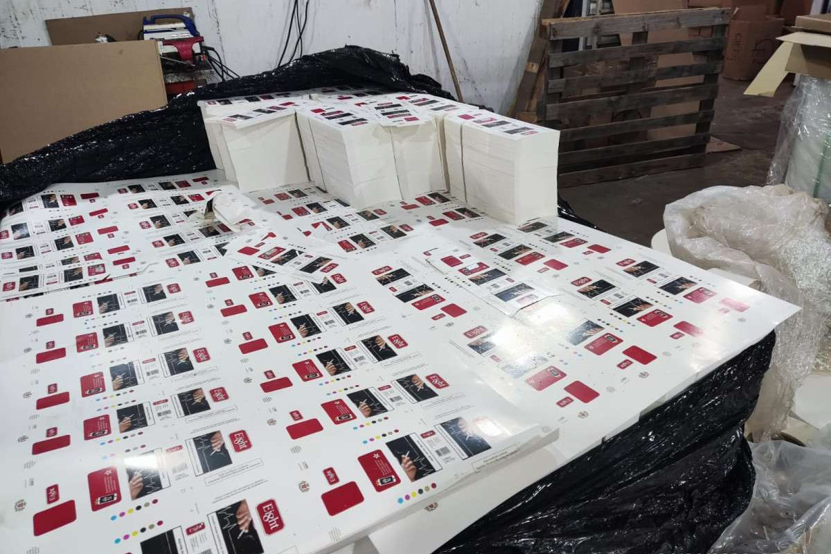 Fábrica de cigarros clandestinos fica no Cabo de Santo Agostinho, no Grande Recife /Sefaz-PE