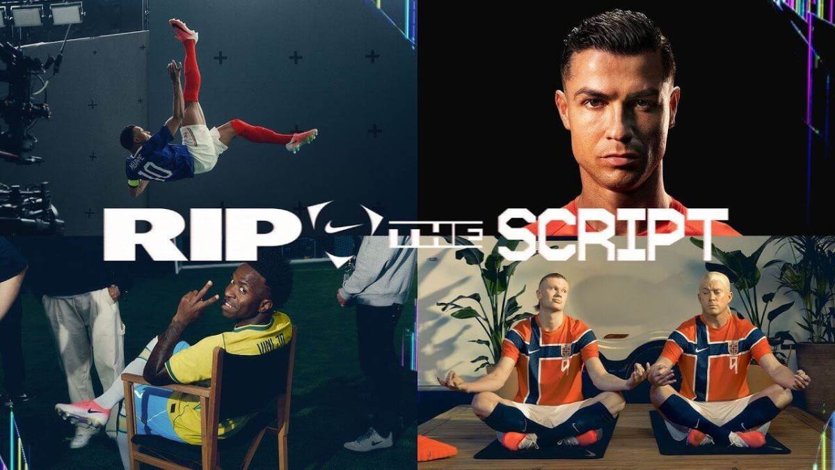 Além dos principais astros da atualidade, a campanha reúne nomes de diferentes gerações do futebol mundial/Foto: Reprodução