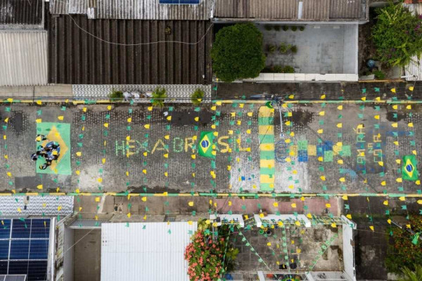Rua Camará, no bairro de Areias (Rafael Vieira / DP Foto)