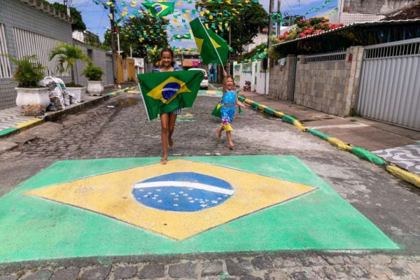 Rua Camará, no bairro de Areias (Rafael Vieira / DP Foto)