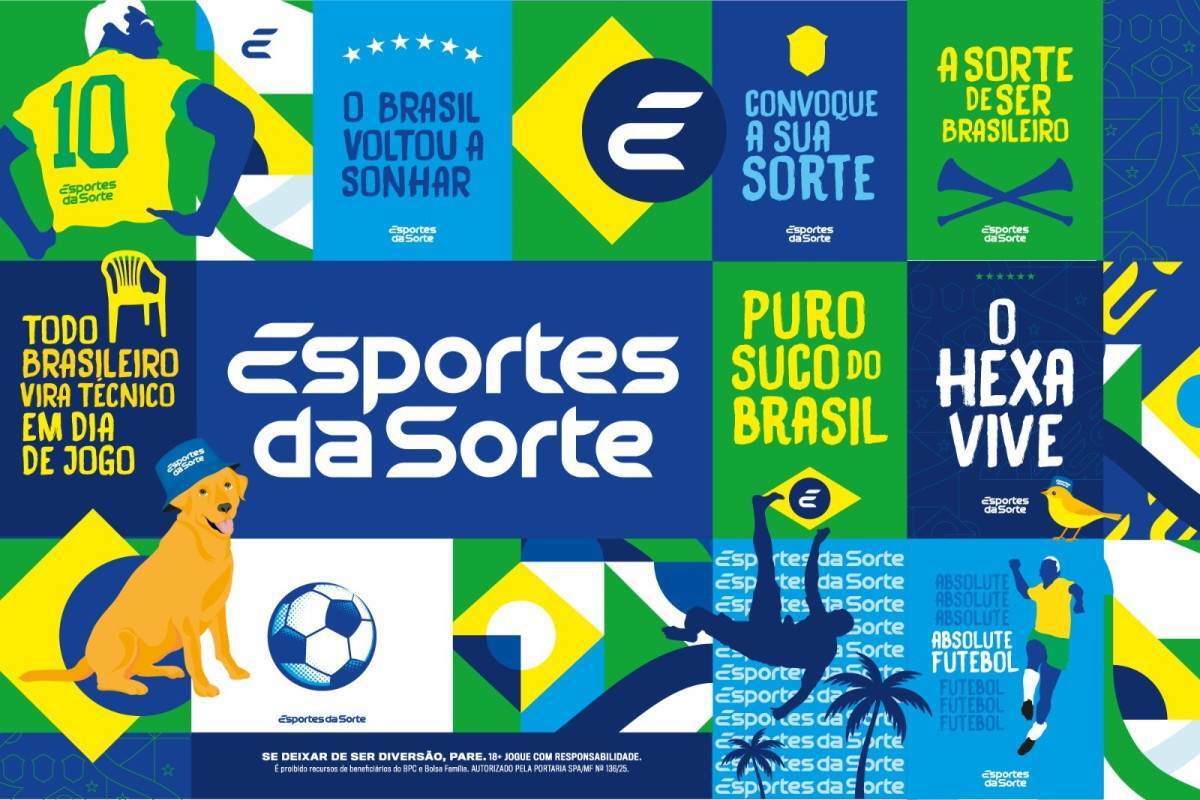 A marca desenvolveu duas campanhas e é o patrocinador oficial da cobertura do SBT/Divulgação/Esportes da Sorte