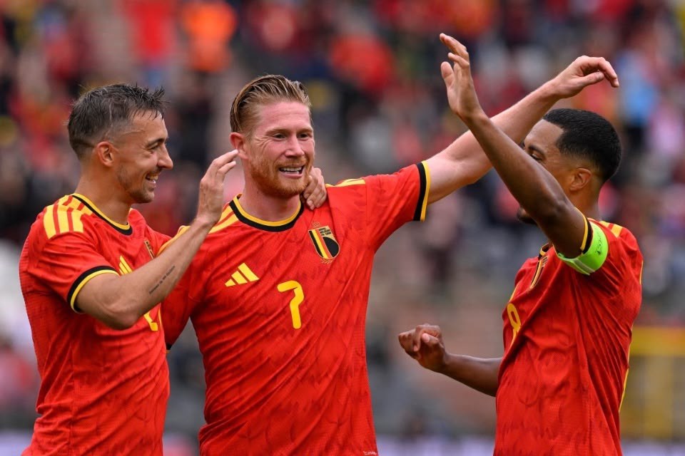 Seleção da Bélgica/JOHN THYS / AFP