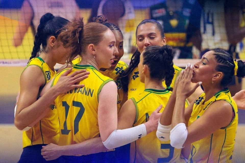 Seleção brasileira feminina de vôlei/Divulgação / CBV