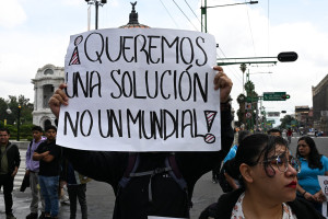 Protestos no M&eacute;xico