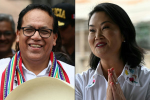Com 97,8% das urnas apuradas, S&aacute;nchez tem 50,020% dos votos v&aacute;lidos contra 49,80% para Keiko