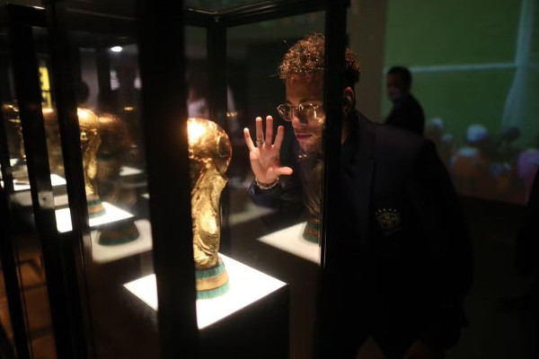 Neymar, atacante da Sele&ccedil;&atilde;o Brasileira