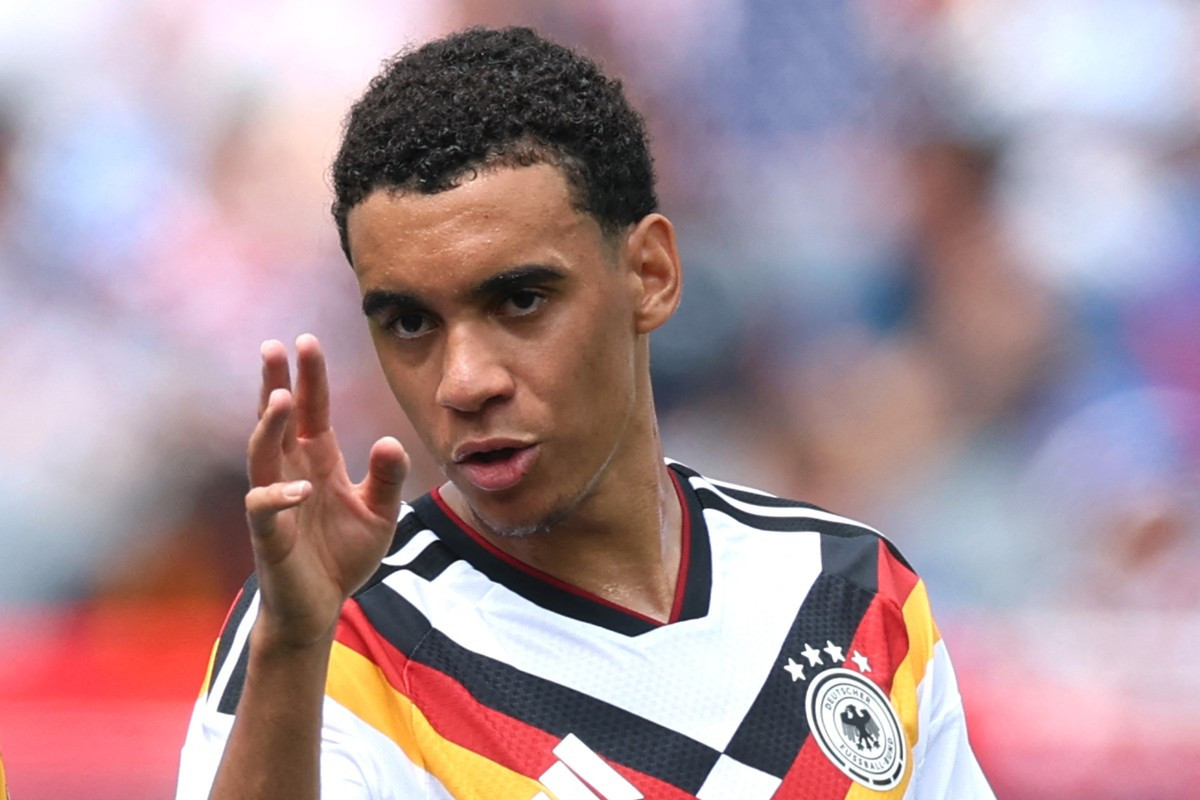 Jamal Musiala, meia-atacante da seleção alemã/Alexander Hassenstein / AFP