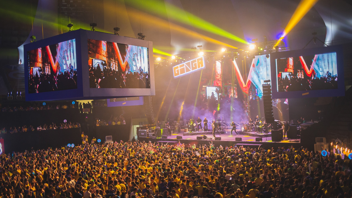Arena Ginga reúne futebol e música durante a estreia do Brasil na Copa do Mundo/Foto: Divulgação