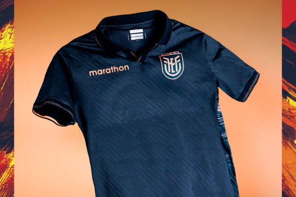 Camisa II do Equador para a Copa do Mundo 2026 (Divulgação/Marathon)