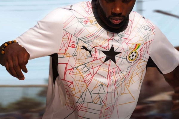 Camisa I de Gana para a Copa do Mundo 2026 (Divulgação/Puma)