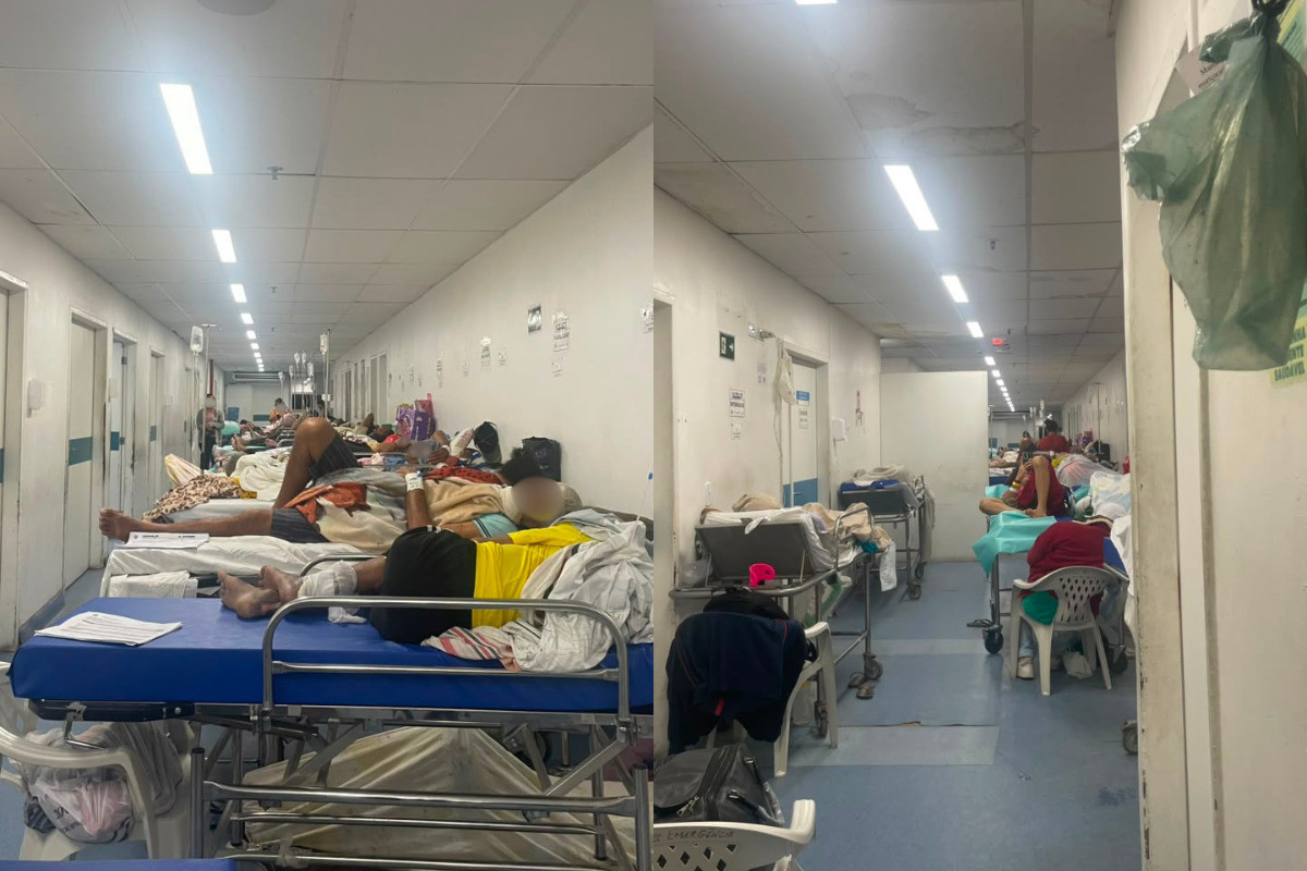 Paciente ficou internado dois dias no Hospital Getúlio Vargas e afirma ter chorado ao ver a situação dos enfermos/Foto: Cortesia