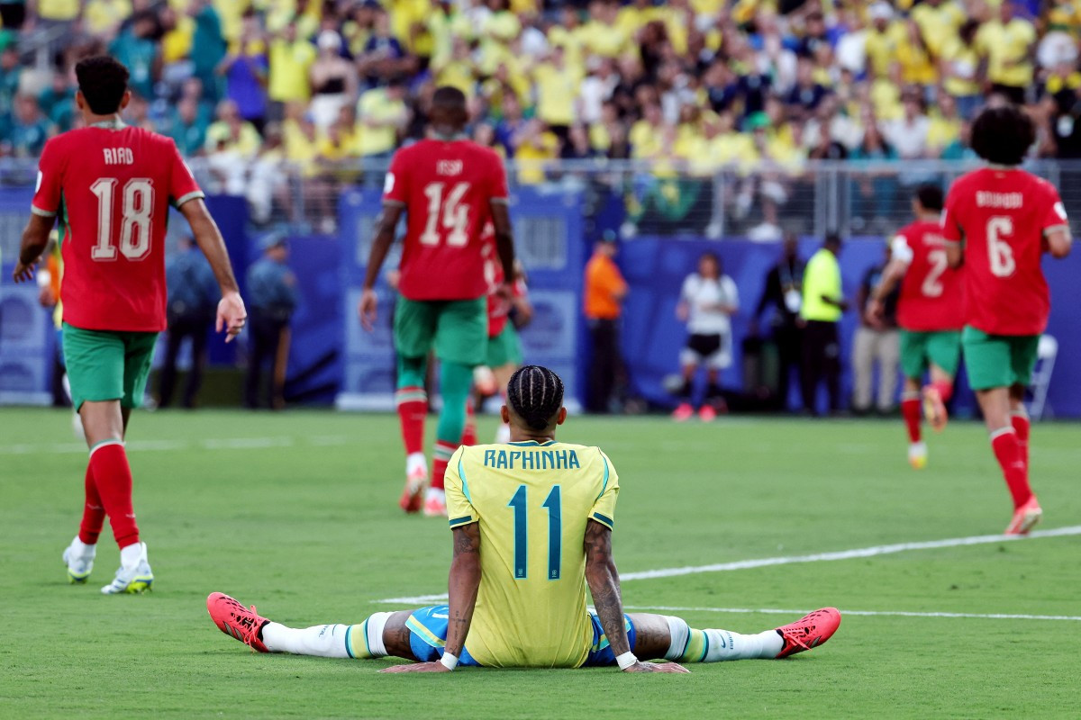 Raphinha, atacante da Seleção Brasileira /TIMOTHY A. CLARY / AFP