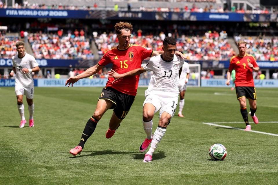 Partida entre Bélgica x Egito na Copa do Mundo/FRAN SANTIAGO / GETTY IMAGES NORTH AMERICA / GETTY IMAGES VIA AFP