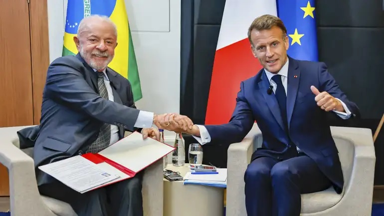 Encontro aconteceu em Évian, na França/Ricardo Stuckert/PR