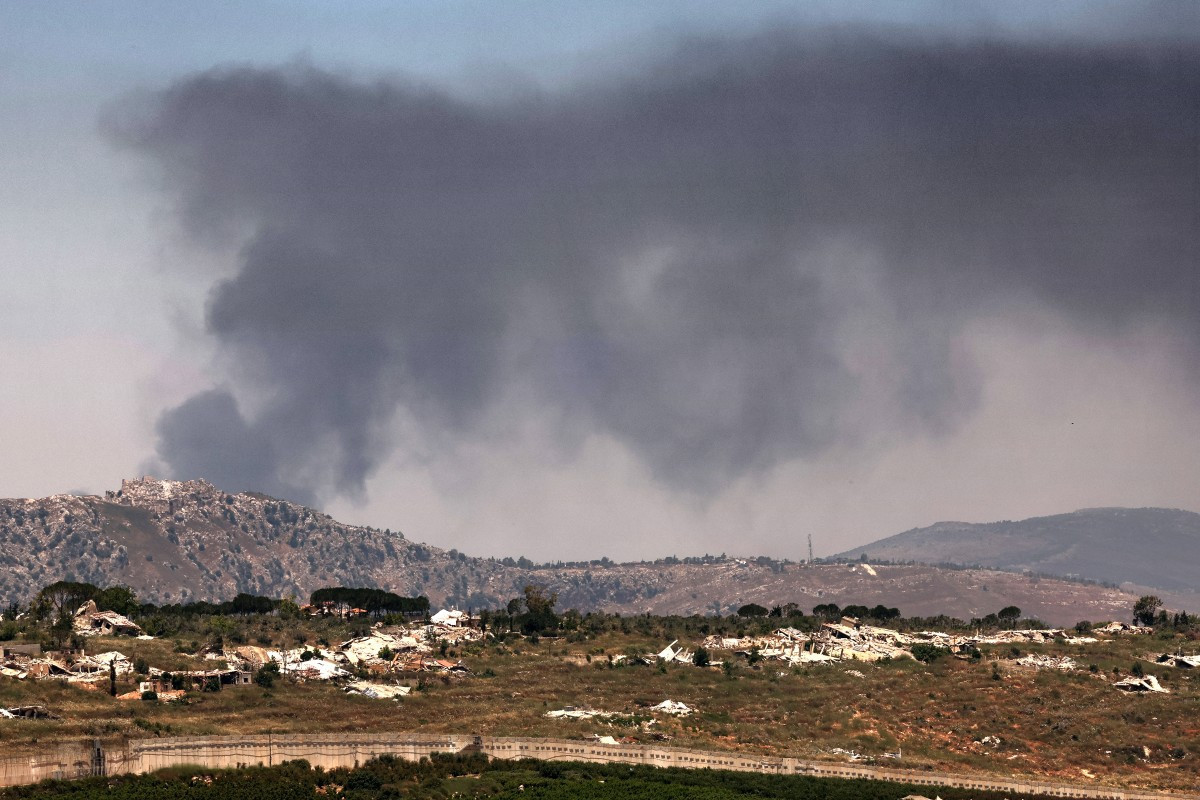 Alta Galileia, no norte de Israel, próximo à fronteira entre Israel e o Líbano/AFP
