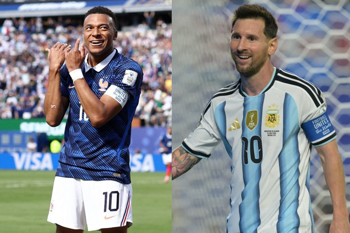 Mbappé e Messi/CHARLY TRIBALLEAU / AFP e JUAN MABROMATA / AFP
