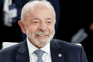 Presidente Lula na c&uacute;pula do G7