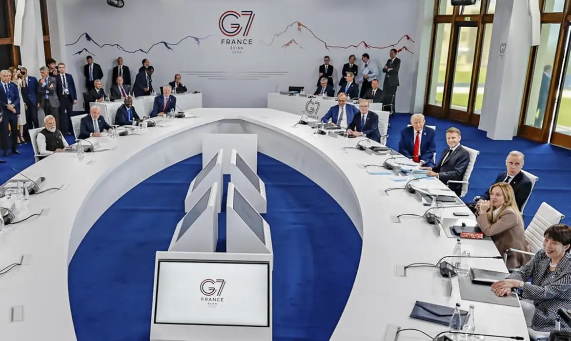 Lula falou após participar como convidado da cúpula do G7 na França/RICARDO STUCKERT / PR