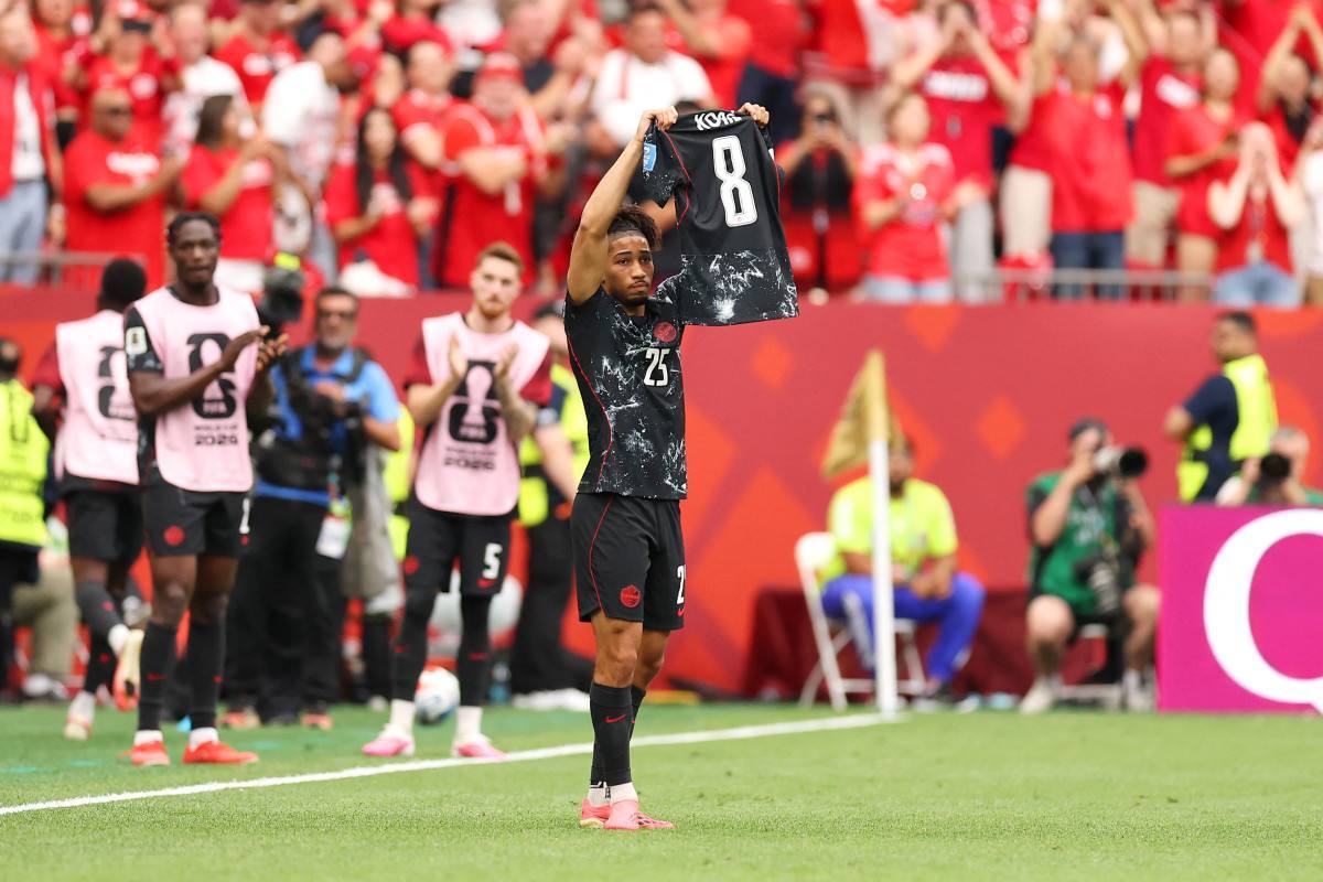 Lesão de Ismael Koné, do Canadá (Fran Santiago / GETTY IMAGES NORTH AMERICA / Getty Images via AFP)