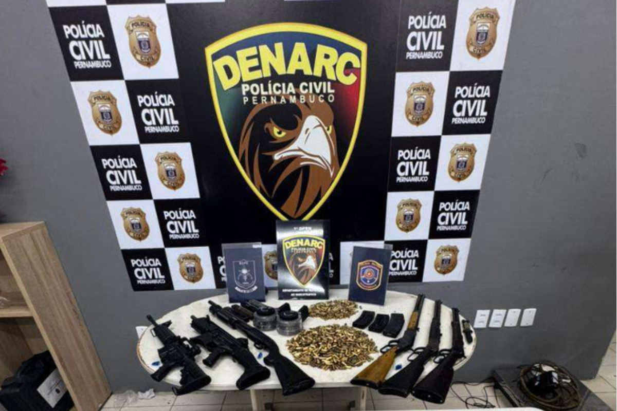 Armeira da organização criminosa 'Irmãos Metralha' foi preso/Foto: PCPE