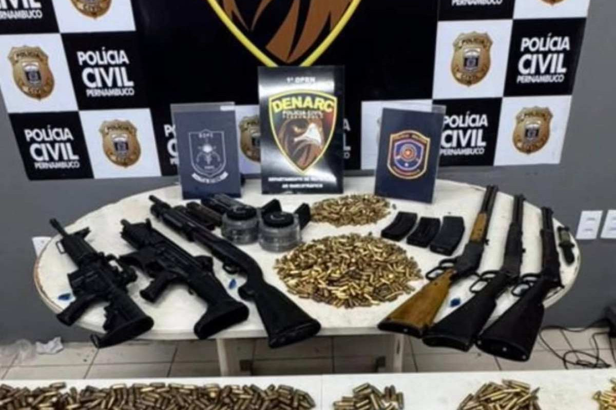 Armeiro e líder de organização criminosa com atuação no Recife é preso na Paraíba 
/Foto: Ascom/PCPE