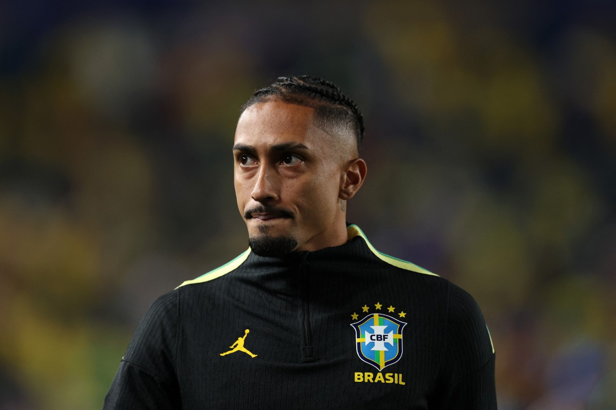  Raphinha, atacante da Seleção Brasileira/ Getty Images via AFP