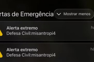 Falso alerta