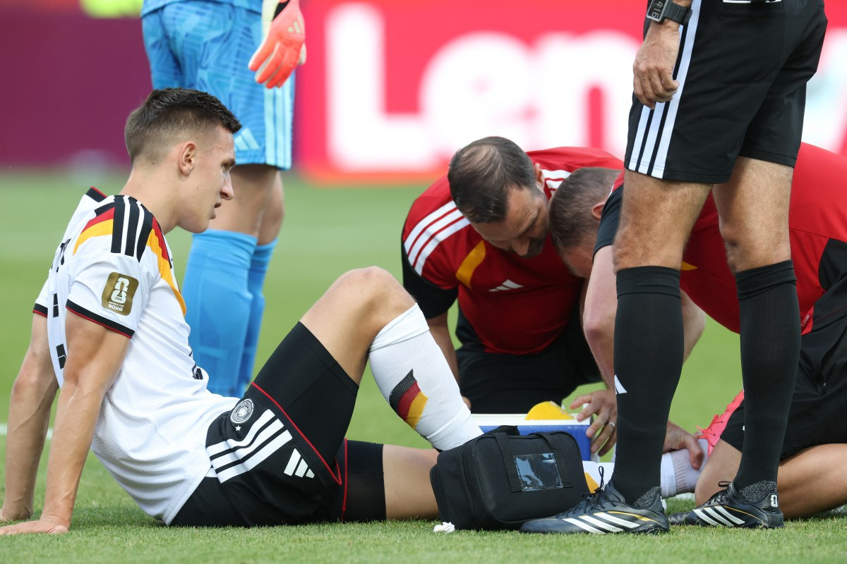 Nico Schlotterbeck, zagueiro da Alemanha/ Getty Images via AFP