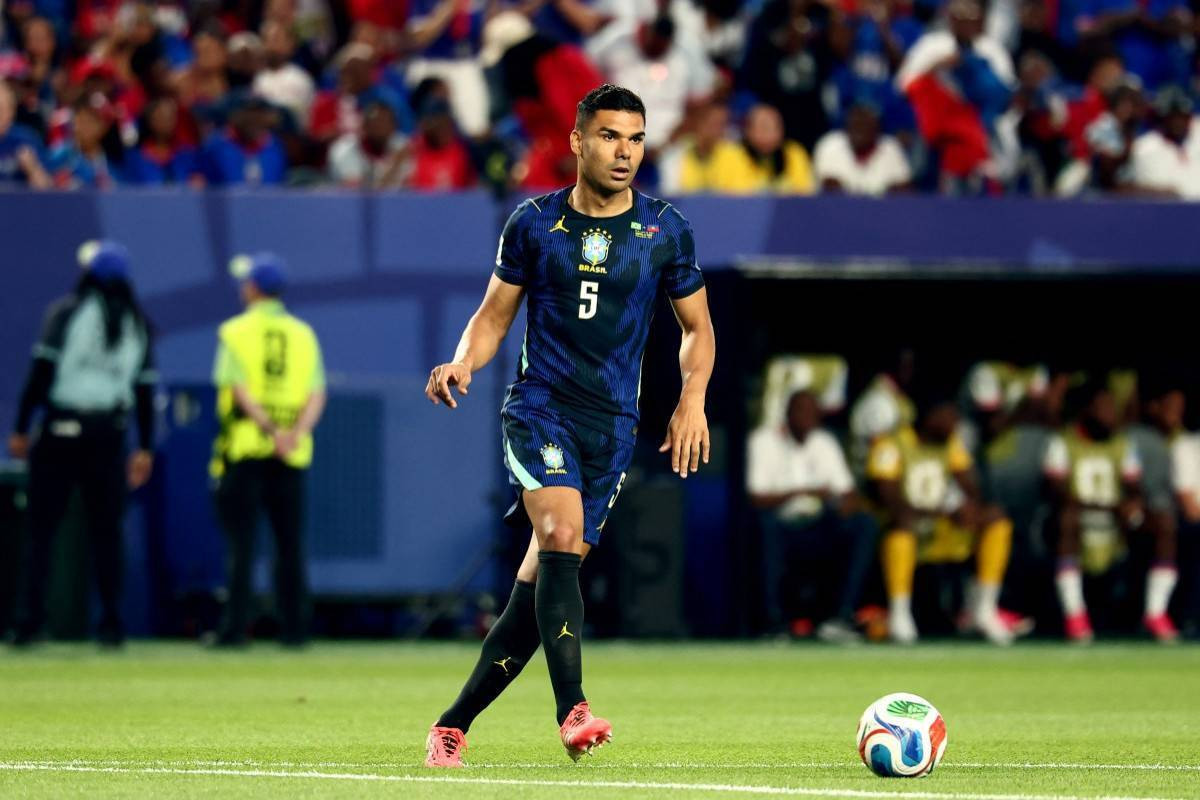 Casemiro, volante da Seleção Brasileira /CHARLY TRIBALLEAU / AFP